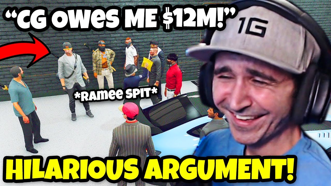 Summit1g Reacts To HILARIOUS Argument Between Ramee & Hutch, CG OWES Hutch $12M! | GTA 5 NoPixel