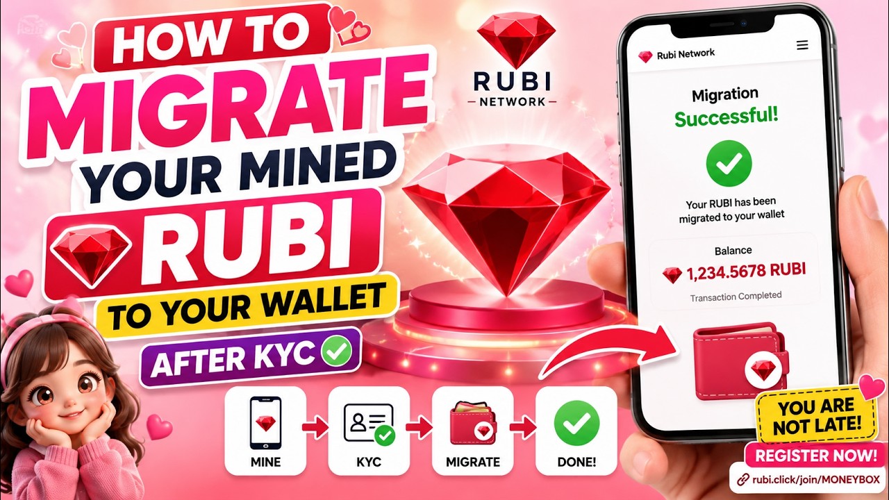 HOW TO MIGRATE YOUR MINED RUBI TO YOUR WALLET AFTER KYC Complete Step by Step Rubi Network Guide Lat