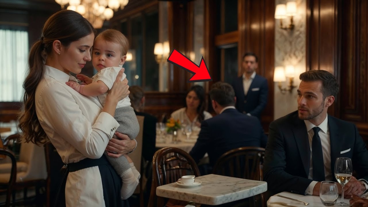 UNE SERVEUSE A CALMÉ LE BÉBÉ DU MILLIONNAIRE AU RESTAURANT... DEVANT TOUS LES CLIENTS