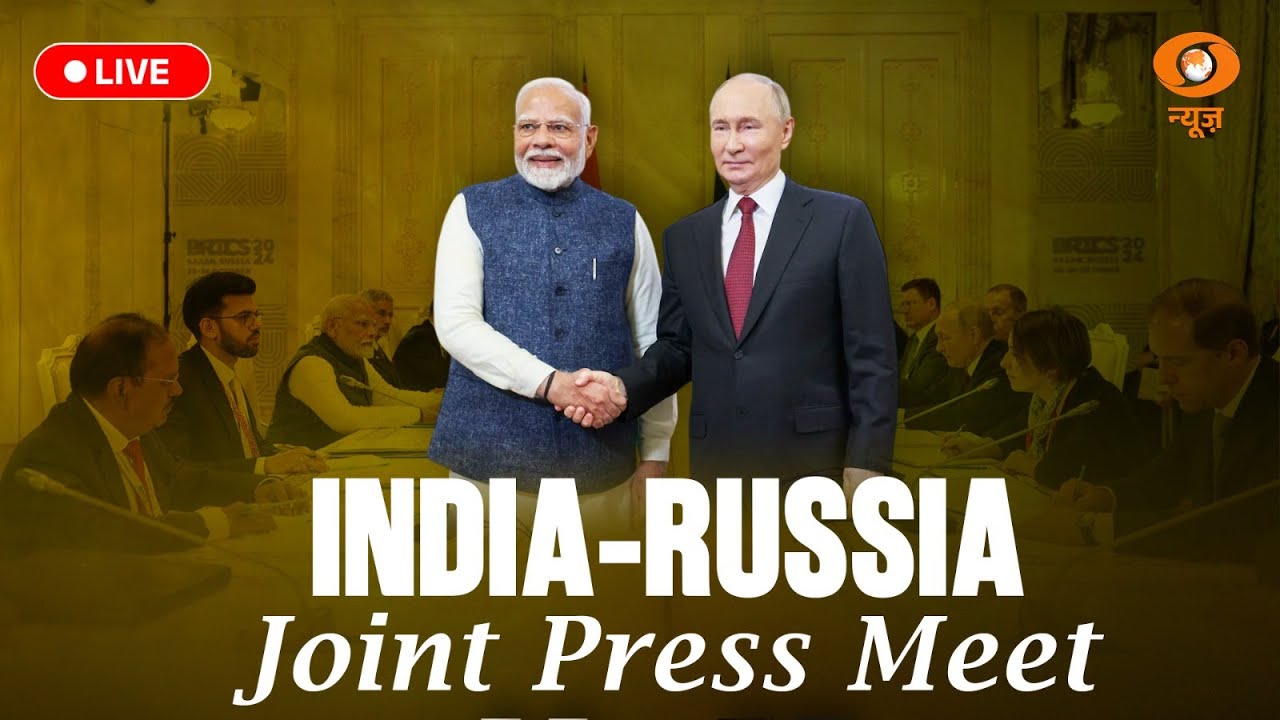 LIVE: PM Modi, Russian President Putin attend joint press meet at Hyderabad House, New Delhi