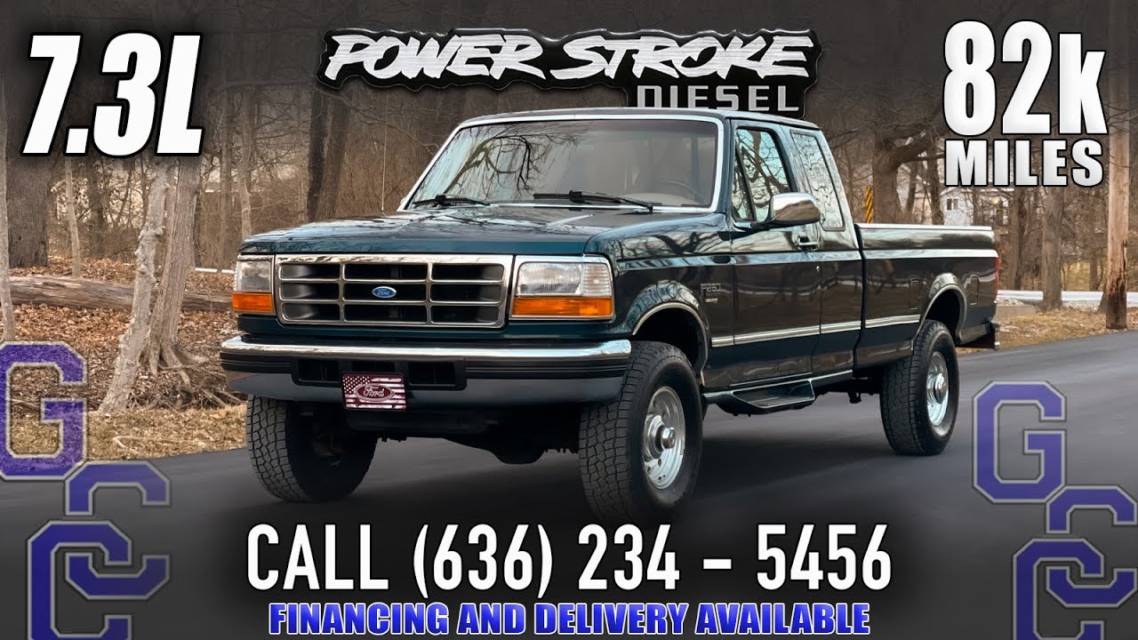 7.3 Powerstroke For Sale: 1997 Ford F-250 4x4 Diesel With Only 82k Miles