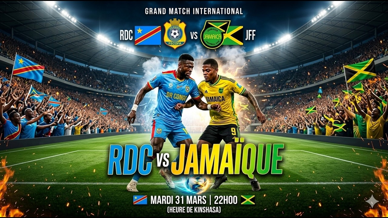 SUIVEZ EN DIRECT : Jama&iuml;que vs RDC &ndash; Coupe du Monde FIFA (Live)