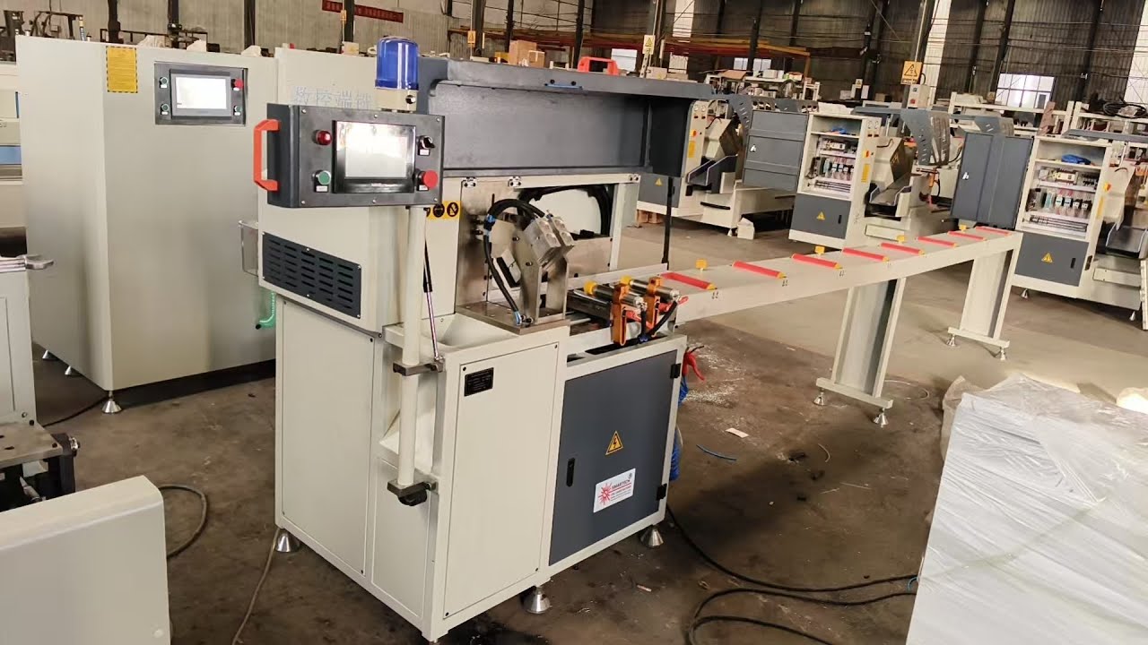 Corner code cutter machine installation 