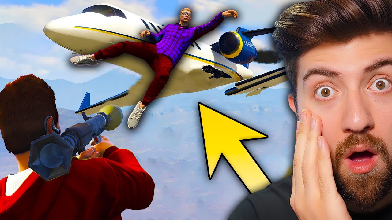 UÇAĞA KAFA ATTIM 😂 | GTA 5 EKİPLE RPG VS JET KAPIŞMASI