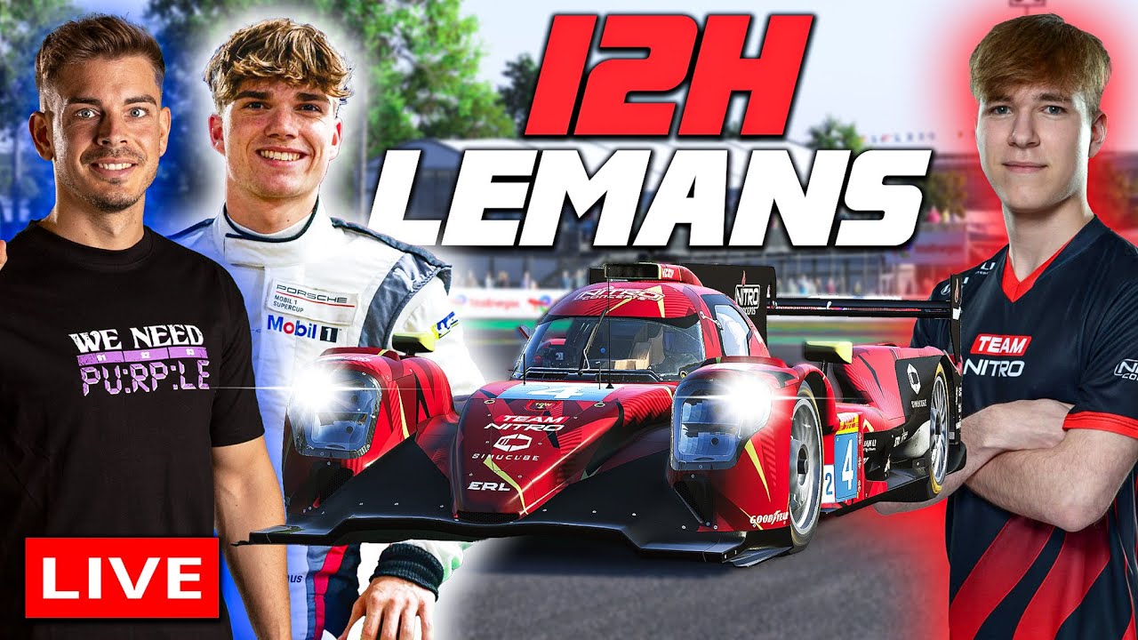 12H Lemans im LMP2 mit der CHAOTENTRUPPE! | Theos & Gamballs Stints & Finale | Part 2 | Mabix LIVE