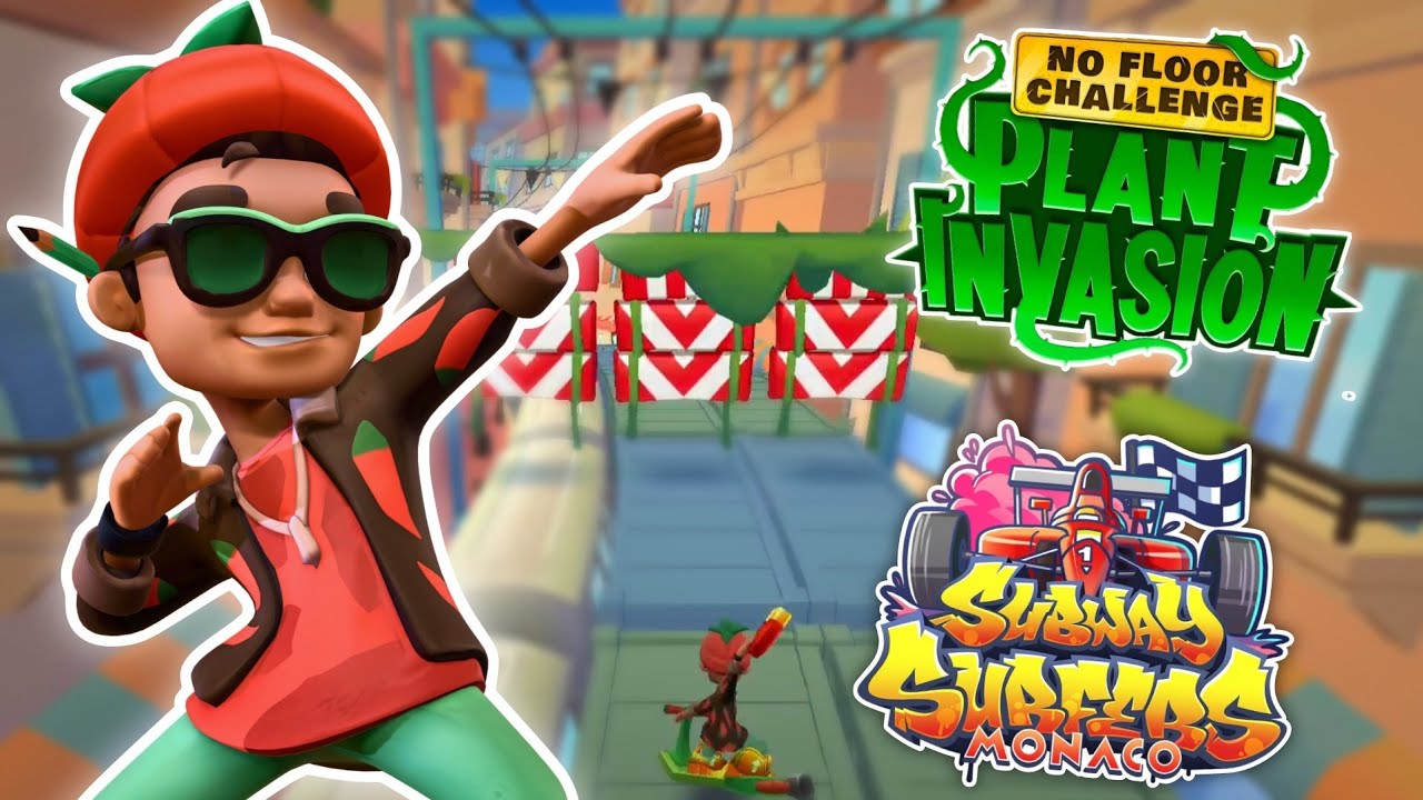 SUBWAY SURFERS PLANT INVASION: MONACO 2024 - NO FLOOR CHALLENGE