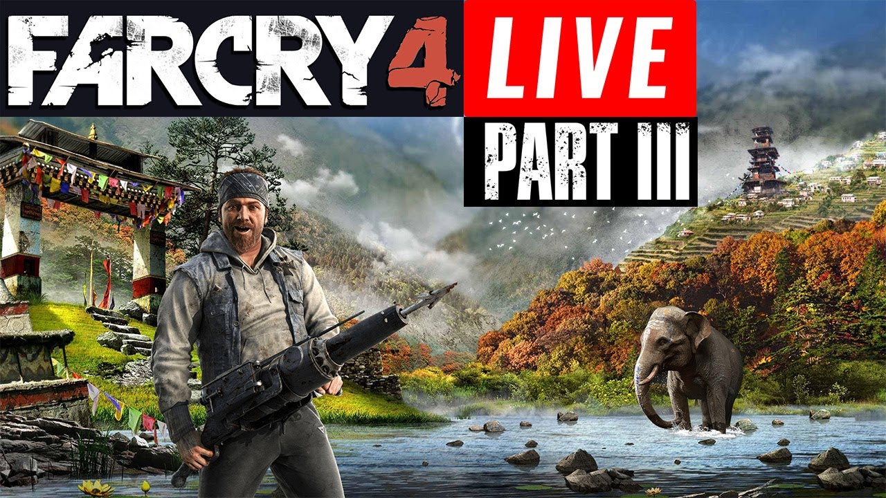 Farcry 4 Live Part 3 Sinhala -  ප්‍රධාන බළකො‍ටු විනාශ කරමු.