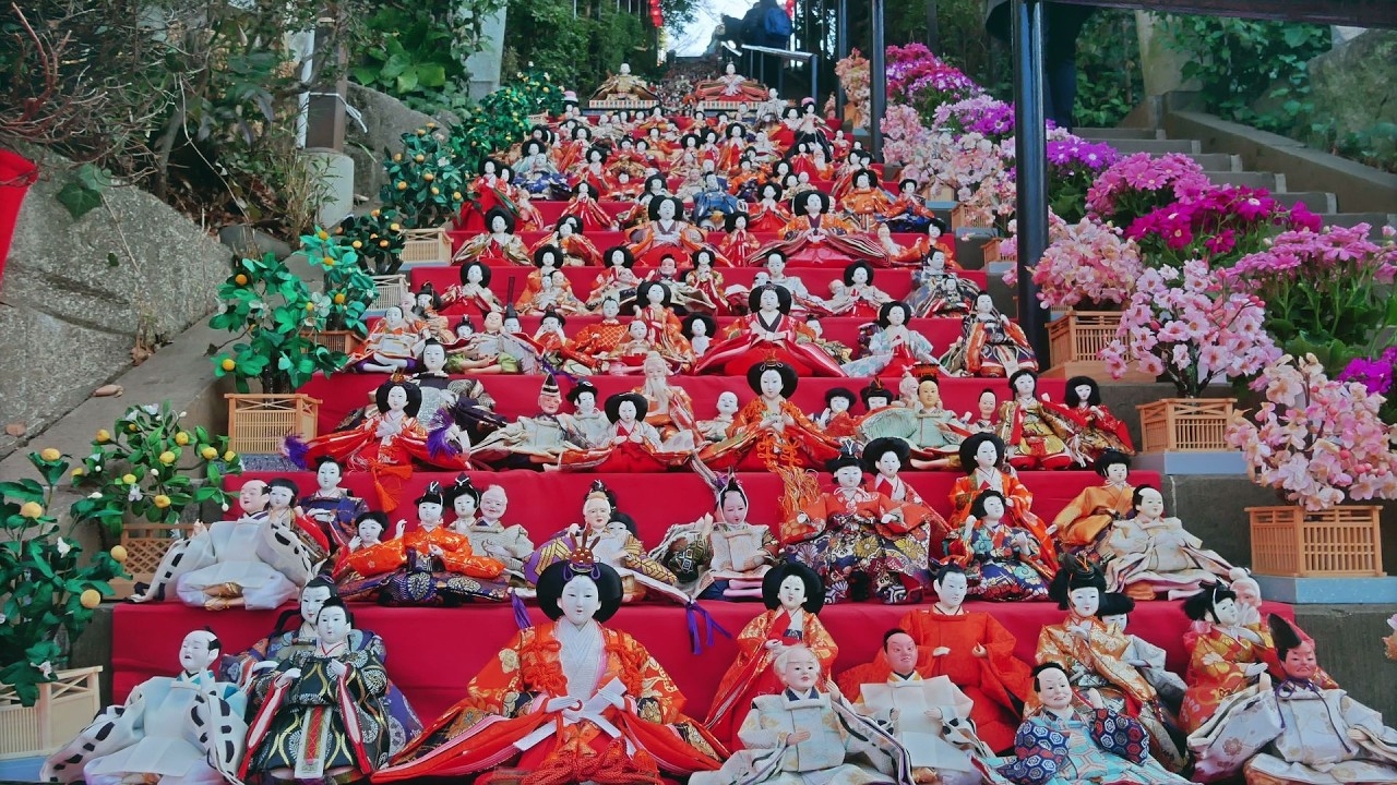 【七十七段のひな祭り 座間神社と伊奴寝子社 】 神奈川県 座間市 Feb 28, 2026, Doll's Festival