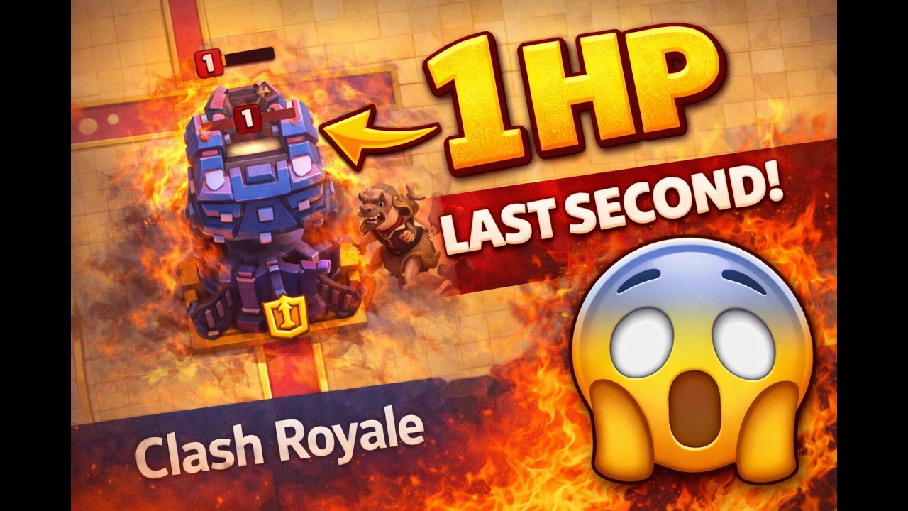 Epic Clash Royale Match 😱 11511 vs 11529 Trophy Battle #mobilegaming #clashroyale #yt #gameplay #bts