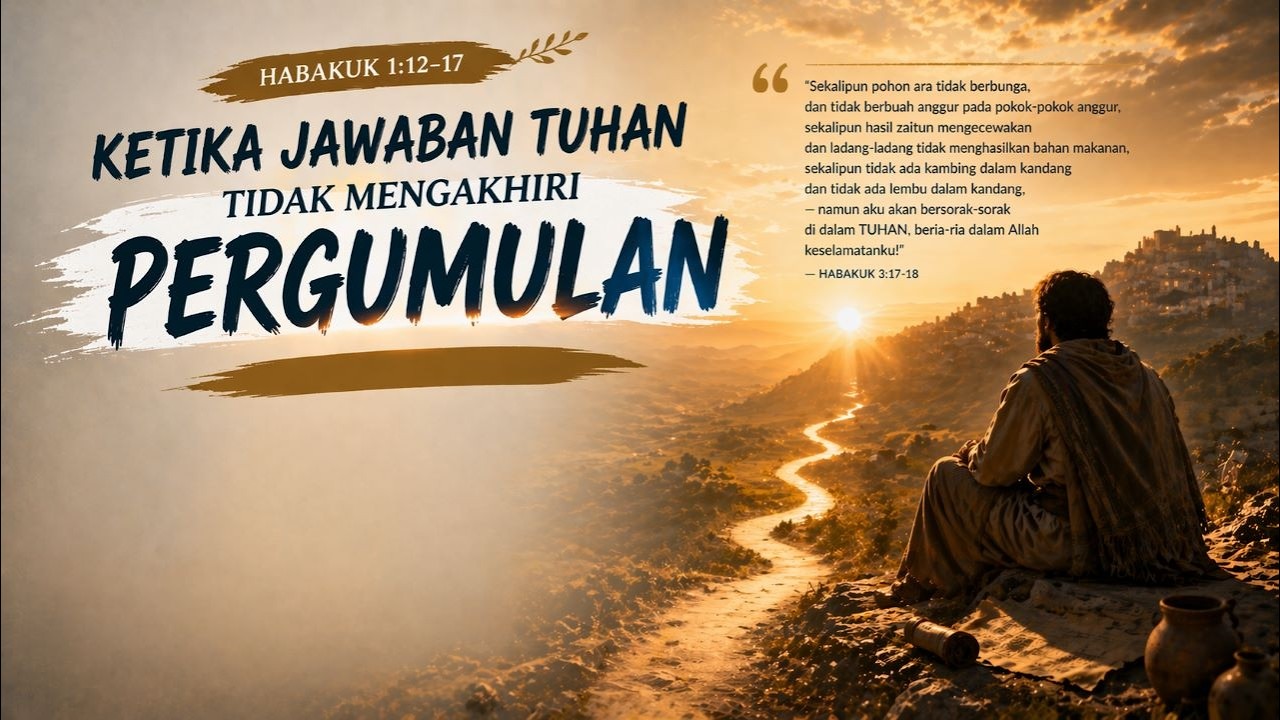 Bible Study Eleos Malang | Kitab Habakuk | Pdt. Arozato Gulo, S.Th.