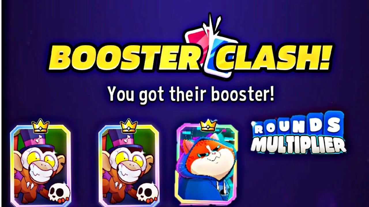 rounds multiplier booster clash monkey joo joo vs mixy meow match masters gameplay