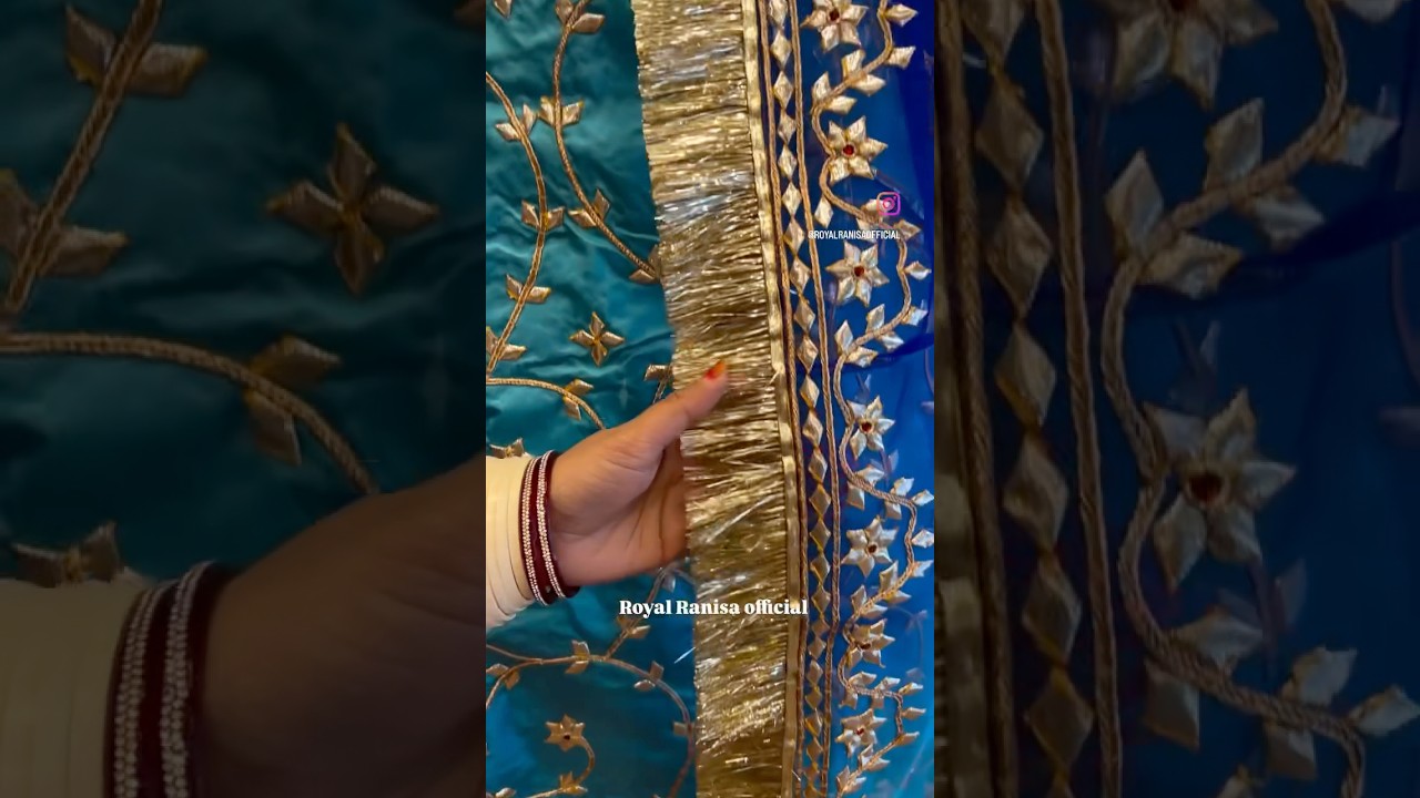 Amazing Rajputi poshak Traditional￼ Gota patti handwork￼ #rajputiposhak #dress  #royalranisa ￼