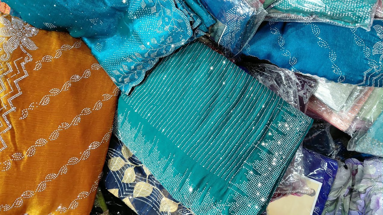 200 рупий 👌сари с камнями 💥оптовая цена, реплика шелка Space Silk на ковре Sowcarpet