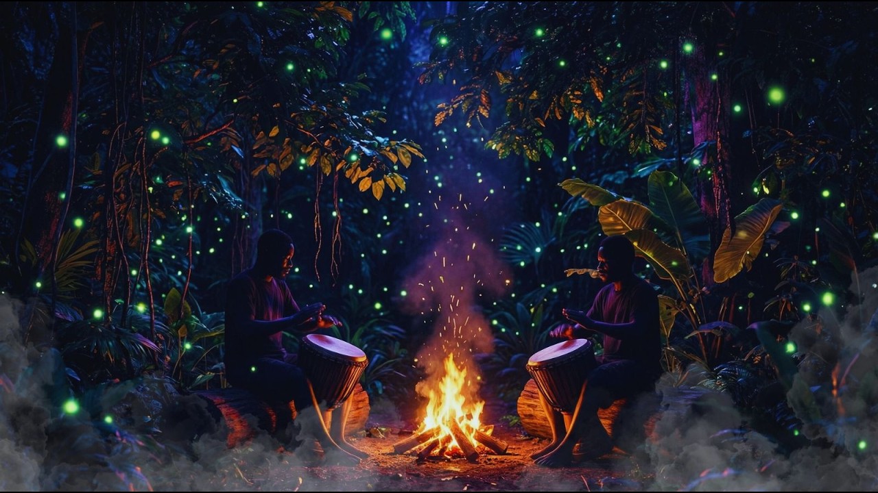 Deep Tribal Afro House Loop 🌿 Atmospheric Jungle Drums for Focus & Chill 🥁