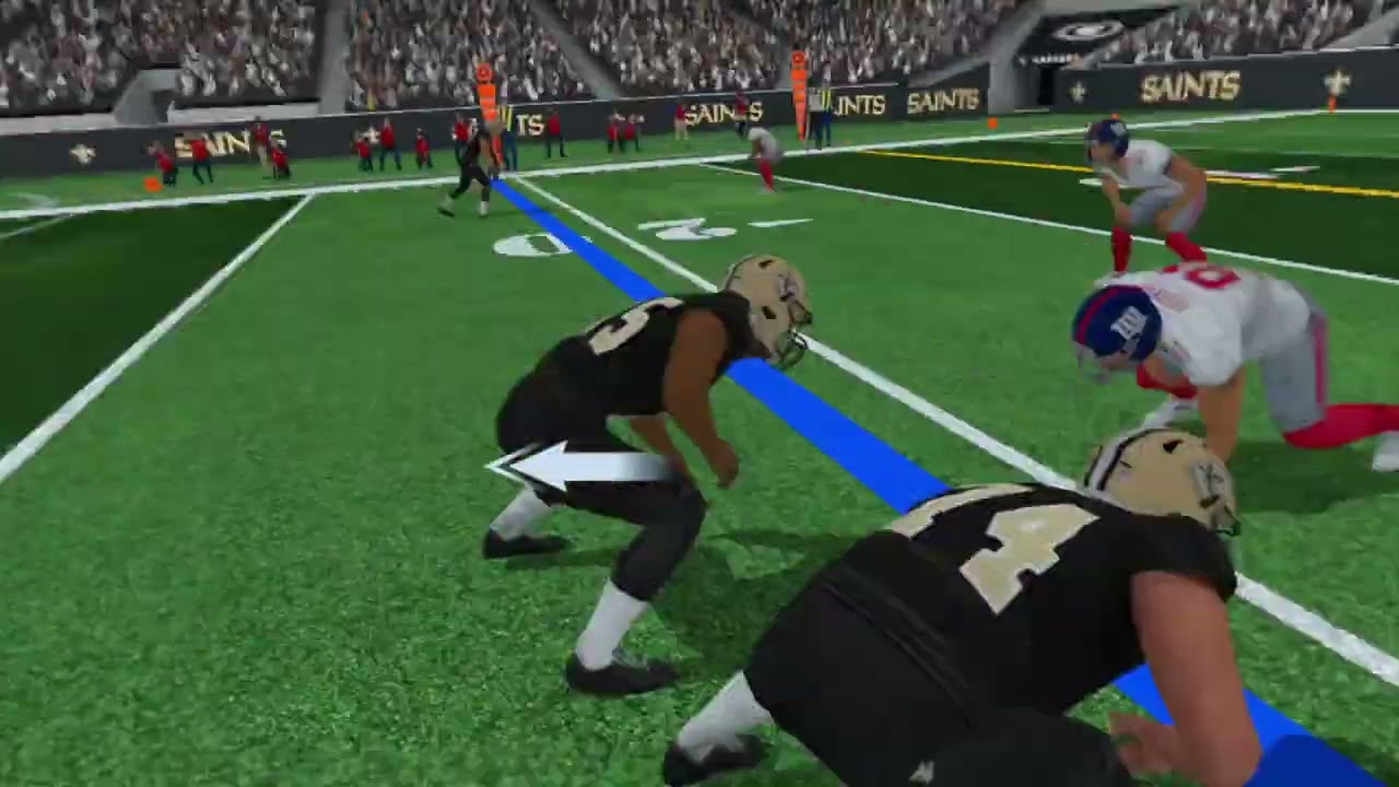 NFL Pro Era 2025 VR Season 2 Week 15 New York Giants at New Orleans Saints