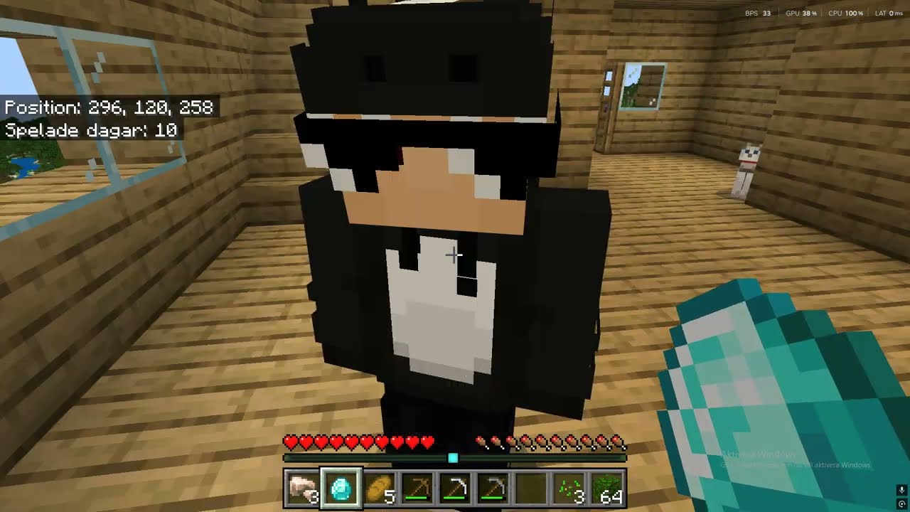 JAG SPELAR MINCRAFT MED MIN KOMPIS DEL 2