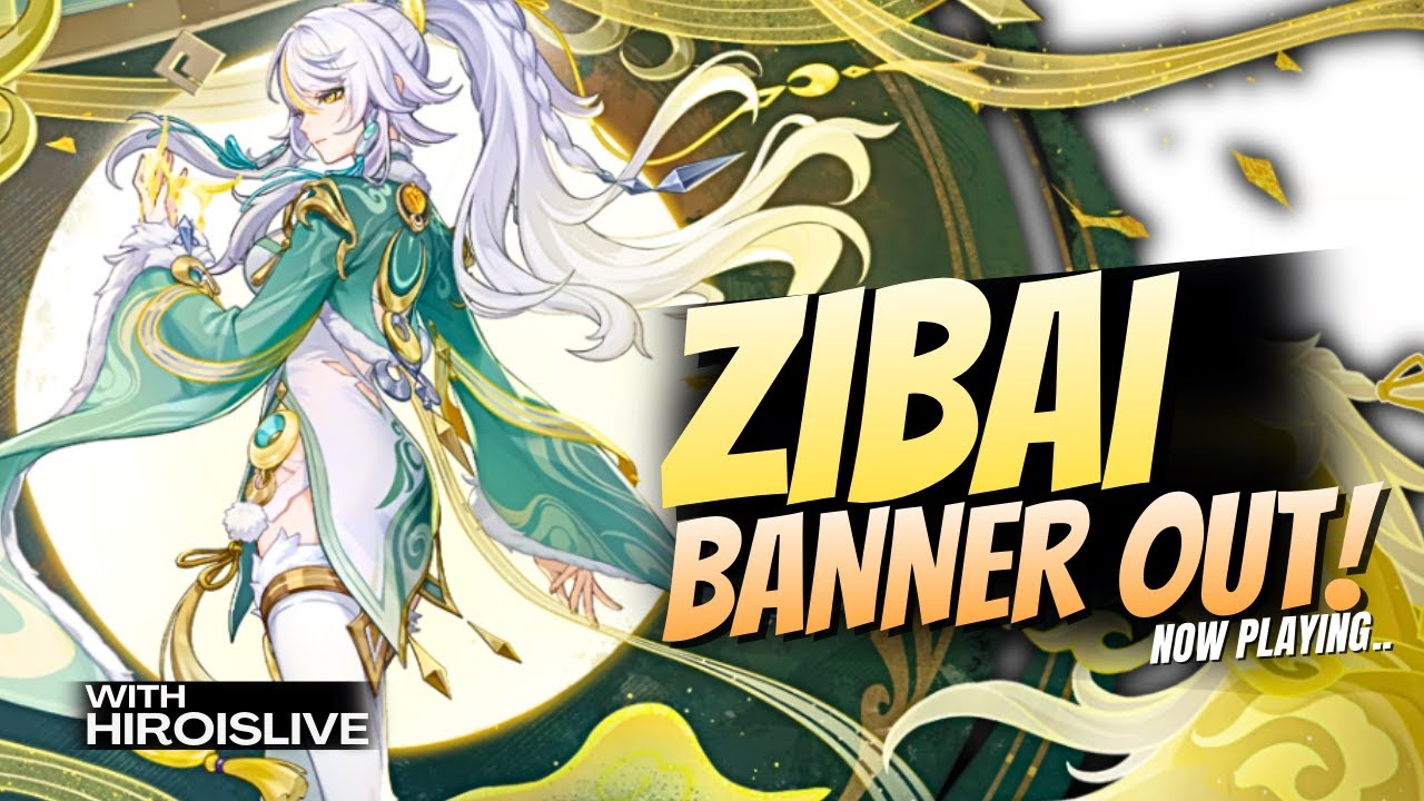 GENSHIN LIVE: Zibai BANNER Out Today! 😱 Top 3 DPS In the Game? - F2P🧿