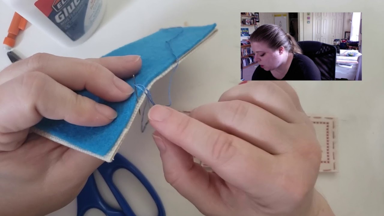 Crafternoon Cross Stitch with Cindy: Part 2 Felt Back