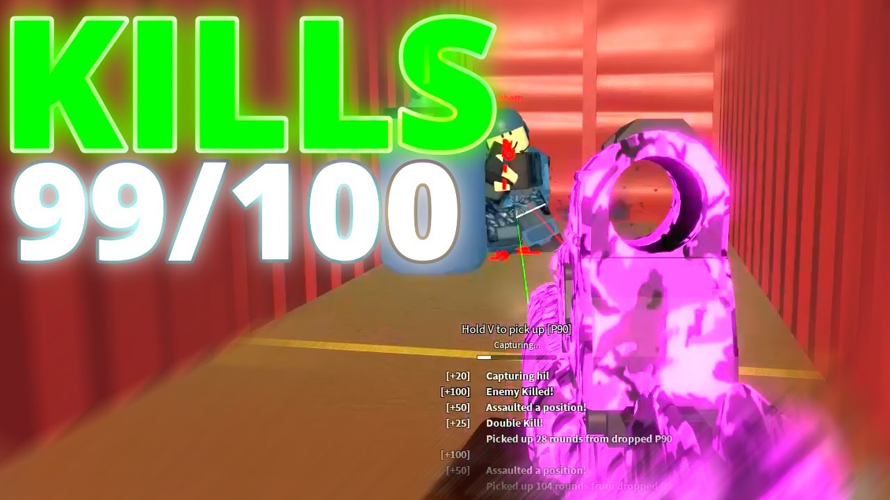 My FIRST EVER 100 Kill Game - Phantom Forces K7