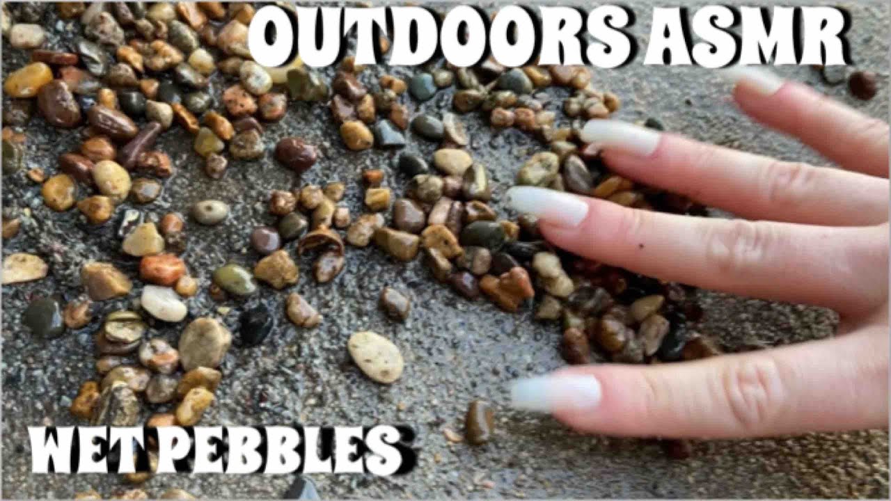 ASMR: Outdoors- Old backyard, wet pebbles, build up tapping ETC INTERNATIONAL ASMR DAY