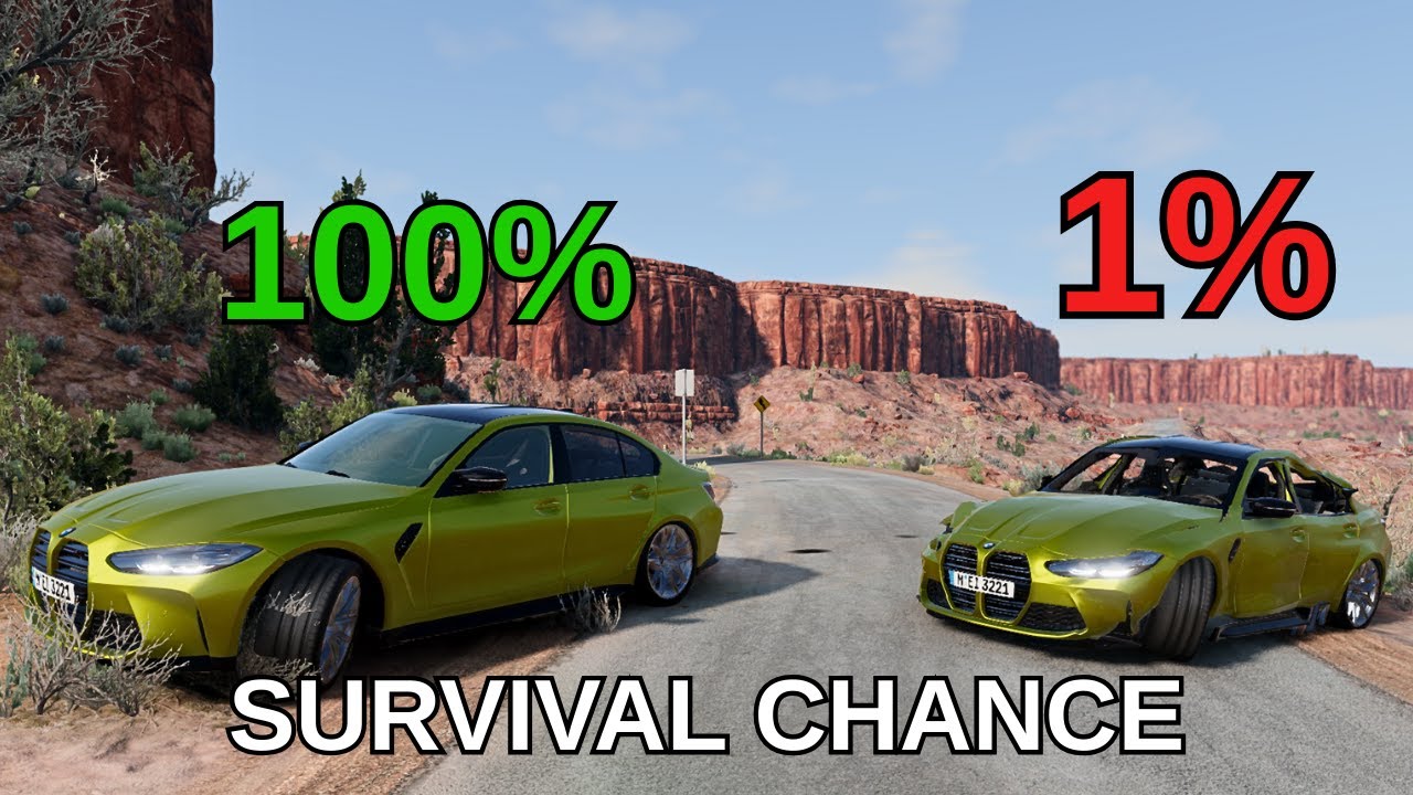 Realistic Survival Chance Crashes #8 | BeamNG.drive
