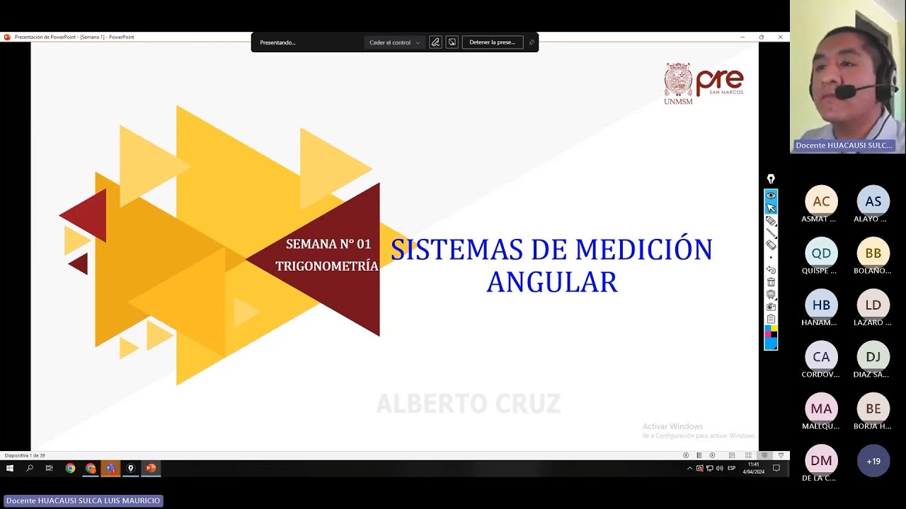 Trigonometría - Semana 01 - Pre San Marcos Ciclo 2024-I (Nuevo Ciclo)