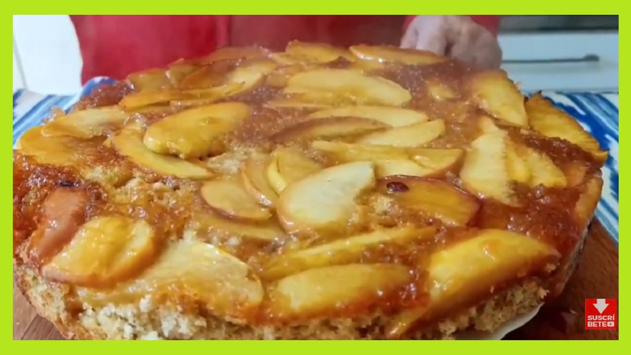C&oacute;mo preparar pastel de manzana con caramelo