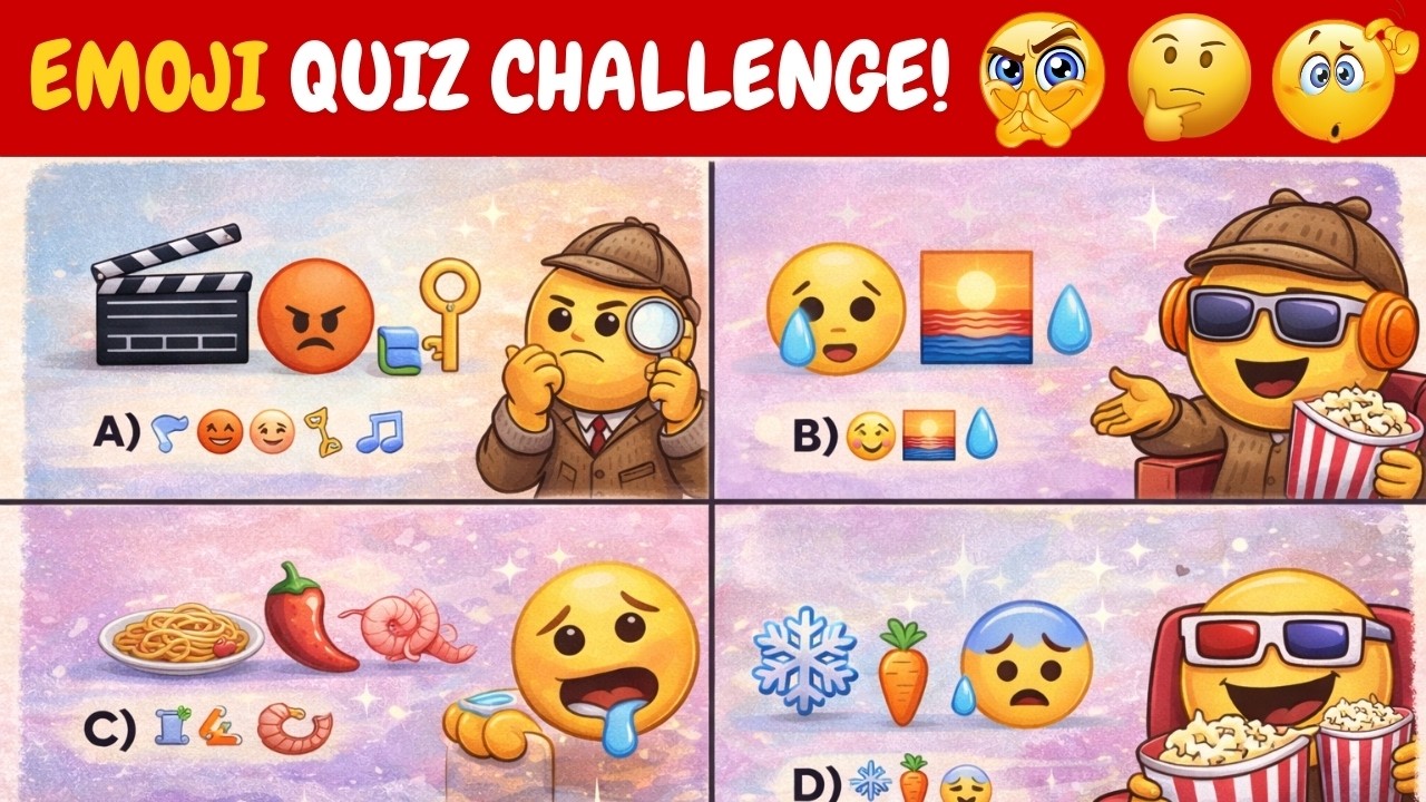 Can You Guess These Emoji Puzzles? 🧠 Ultimate Challenge #puzzlechallenge #quizchallenge  #emojiquiz