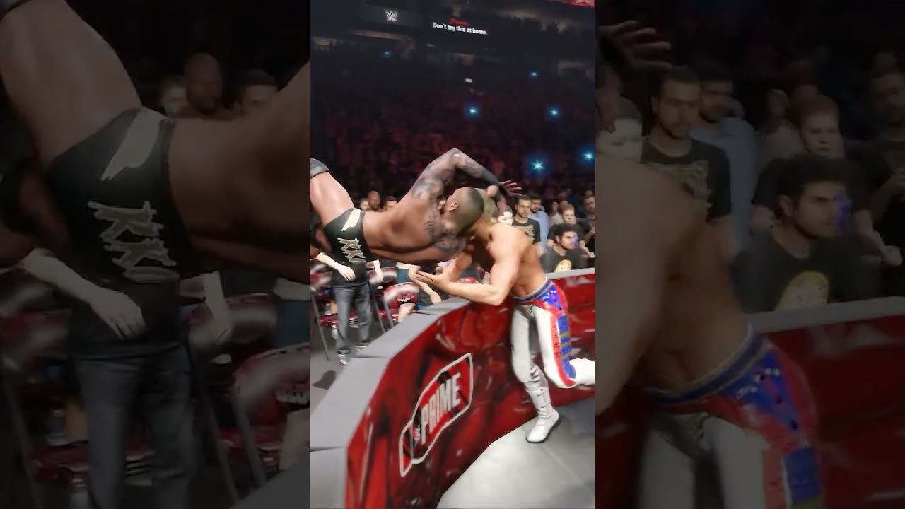 RKO ЧЕРЕЗ БАРРИКАДУ!!! Геймплей WWE 2K24 | PS5&trade; [4K60] #RKO #RandyOrton #WWE2K24 #PS5 #WWE