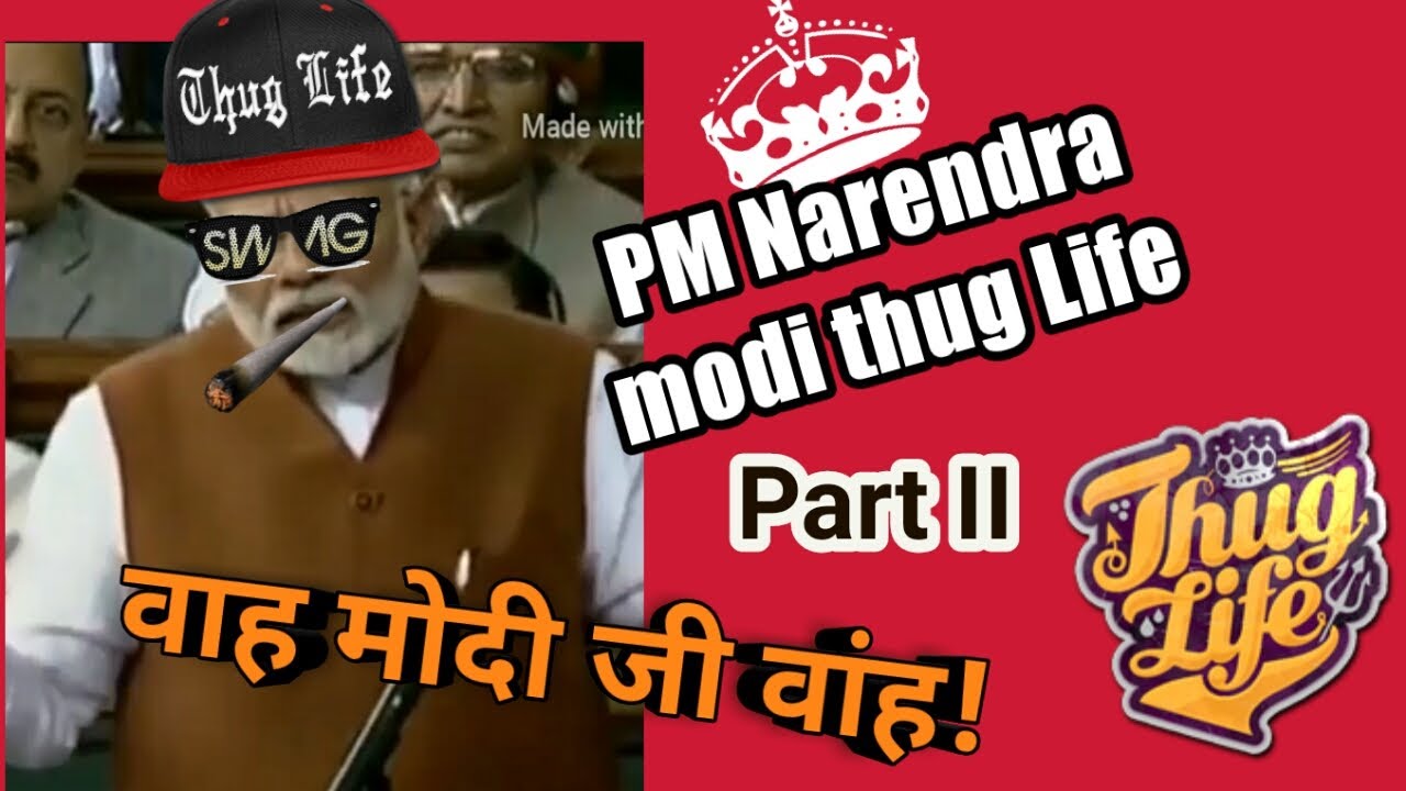 PM Narendra modi thug Life Part II  | Sarcasm moments of PM modi 2022