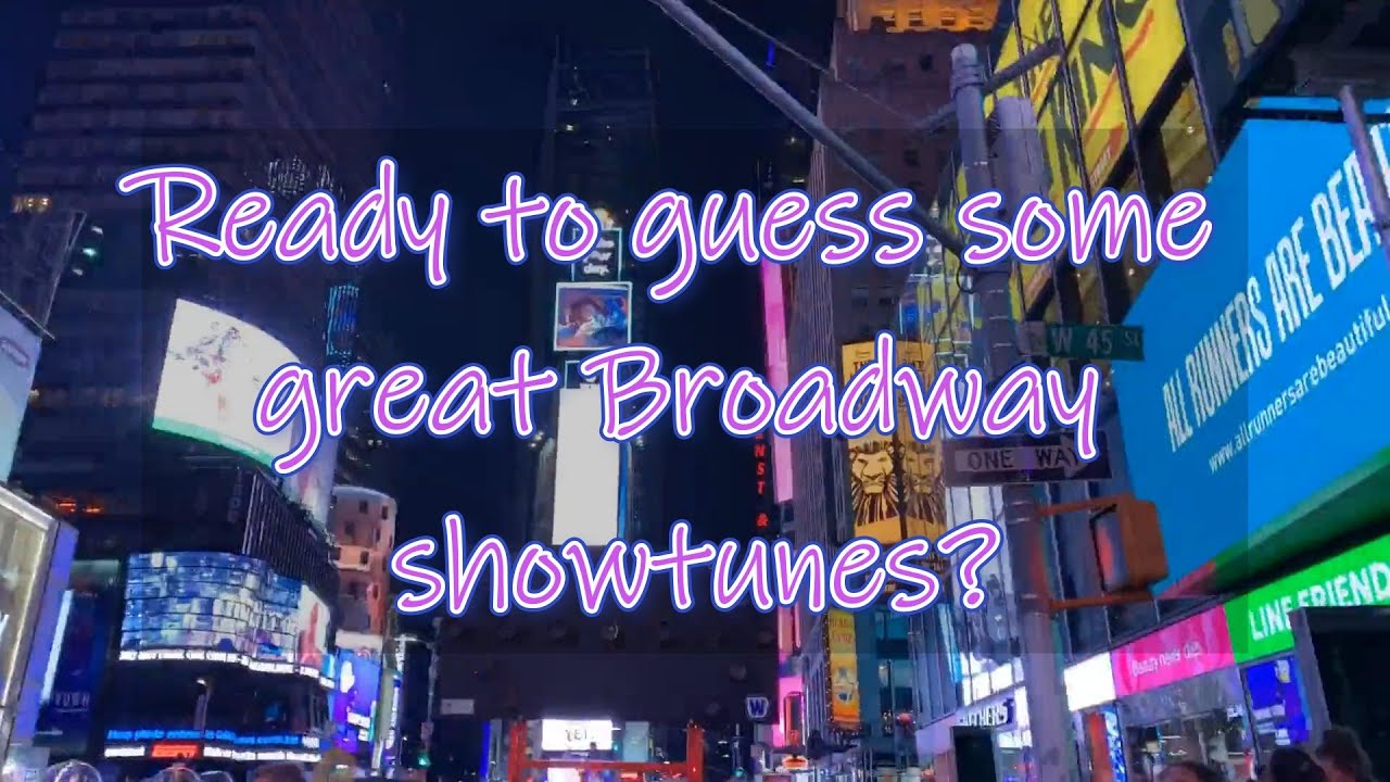 Guess These Fantastic Showtunes!