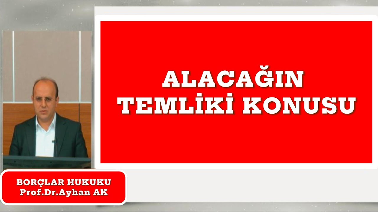 Alacağın Temliki | BORÇLAR HUKUKU