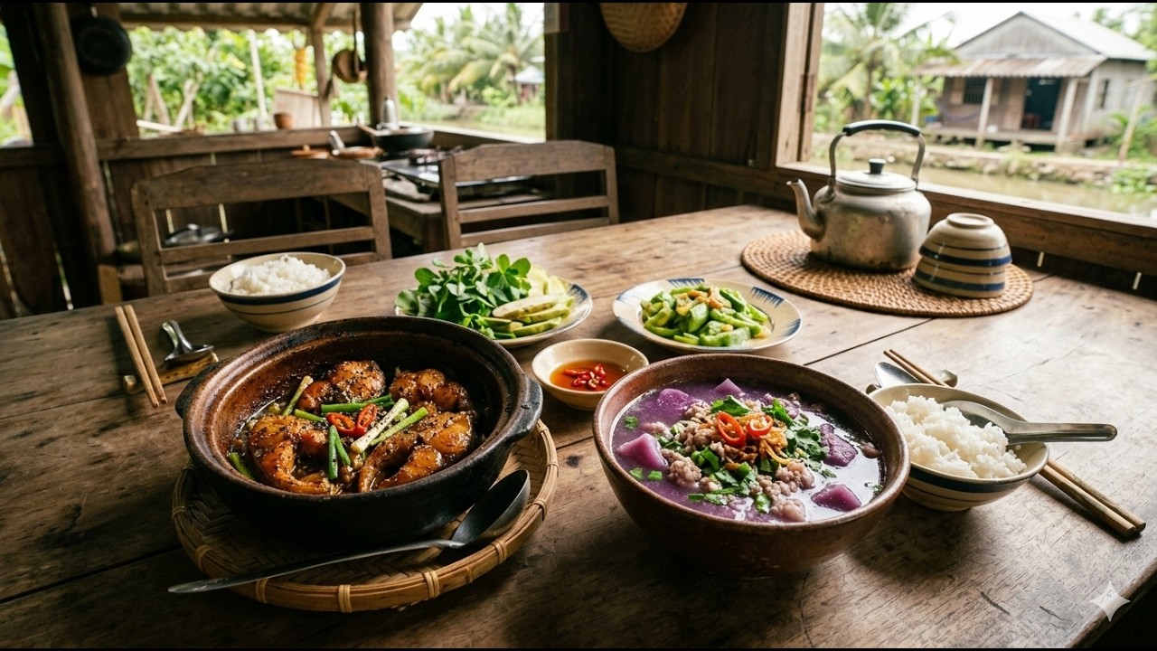 Bữa cơm giãn dị [ Nhạc sáo trúc thư giản - Góc Miền Nam]