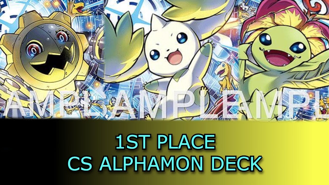 UNDEFEATED CS ALPHAMON DIGIMON DECK PROFILE EX10/BT22