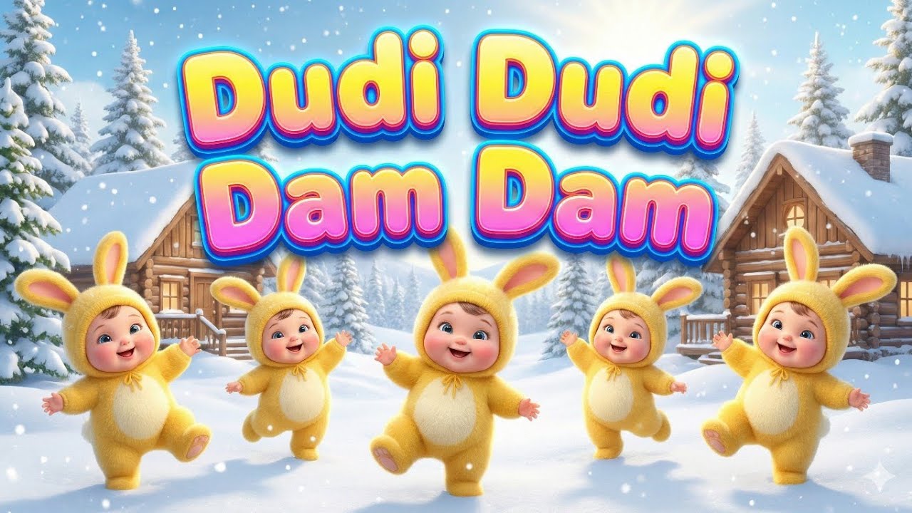 Dudi Dudi Dam Dam Baby Dance 🐰 Cute Kids Dancing Song | Baby Dance Party