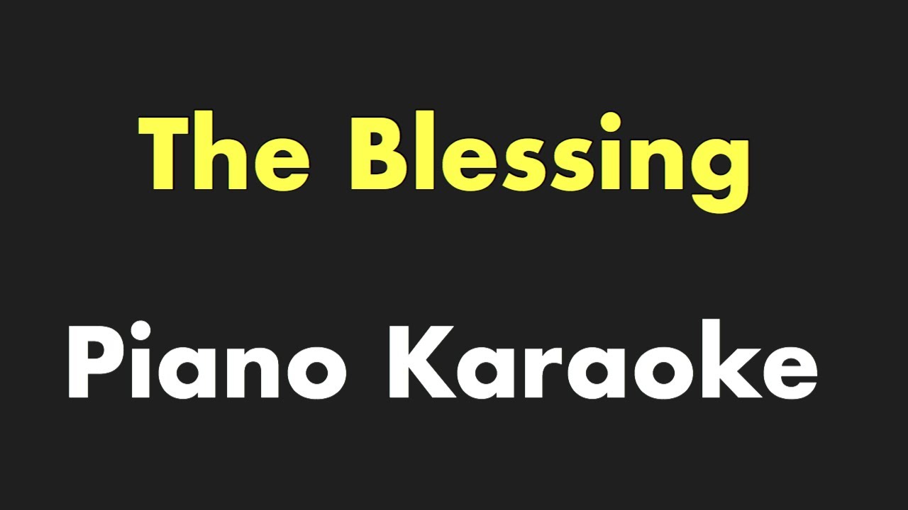 The Blessing - Kari Jobe Cody Carnes & Elevation Worship Piano Karaoke Instrumental Backing Track