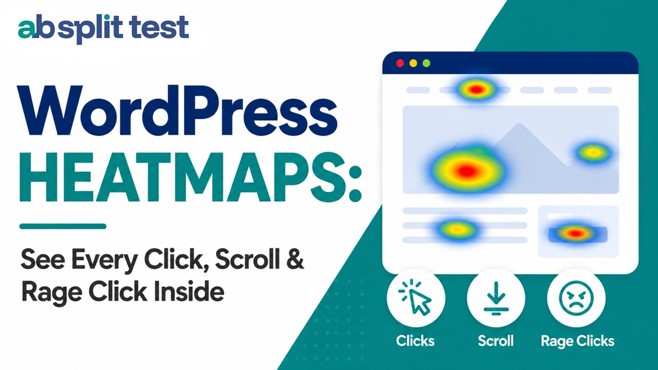 WordPress Heatmaps: See Every Click, Scroll & Rage Click Inside AB Split Test