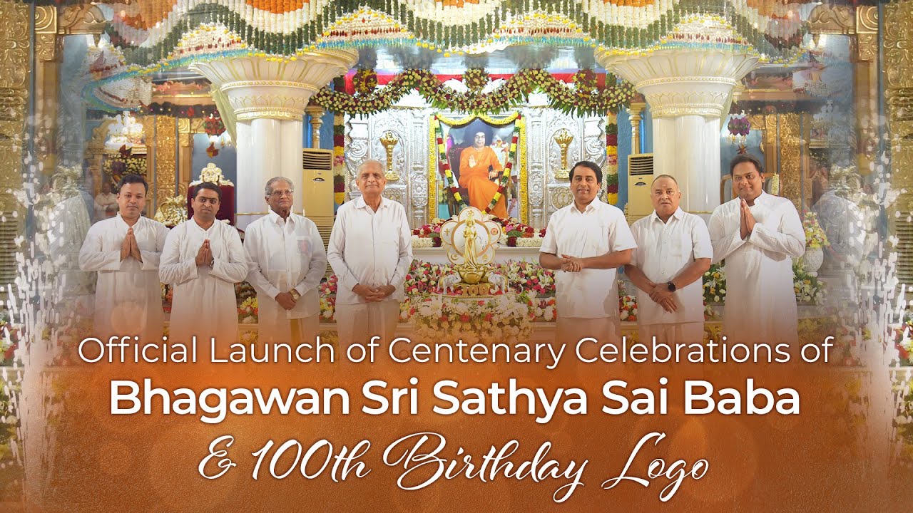 Official Launch of Bhagawan Sri Sathya Sai Baba's Centenary Celebrations | Logo Reveal | Jan 1, 2025