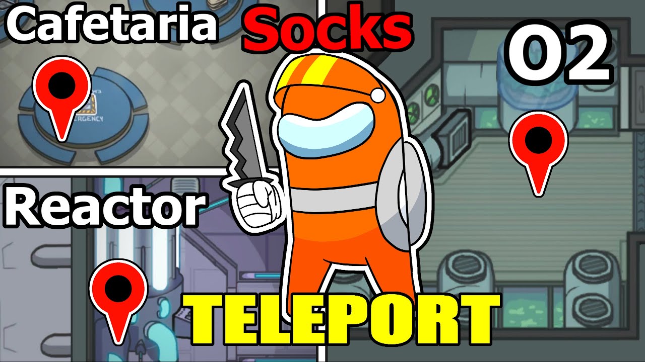 among us but the IMPOSTOR can TELEPORT ANYWHERE