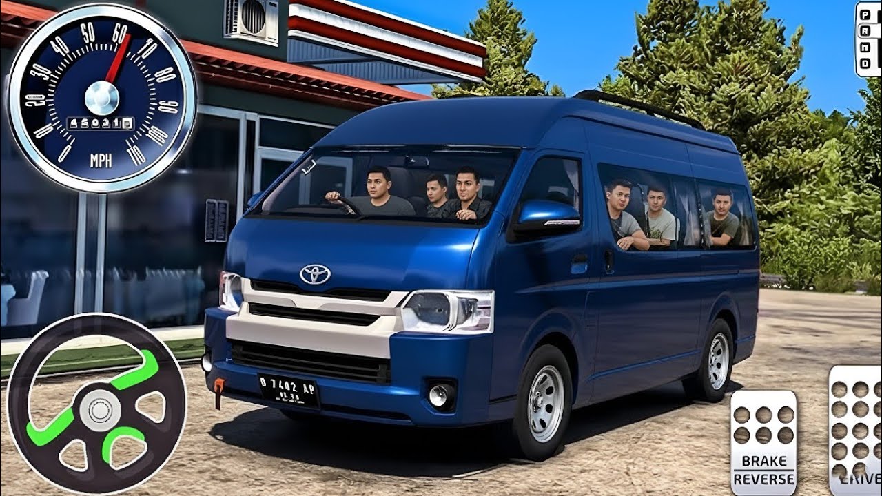 Van Driver 3D Simulator | Realistic Van Driving Game | Android Gameplay