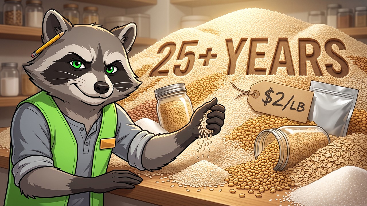 The 7 Cheapest Foods That Last 25+ Years (Under $2/lb)