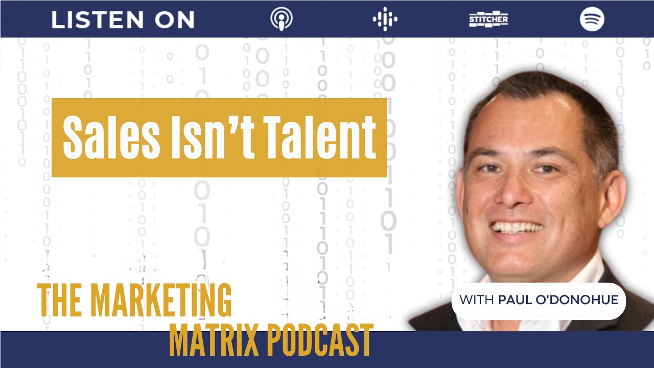 The Real Reason Most Sales Teams Underperform with Paul O'Donohue : TMM 144