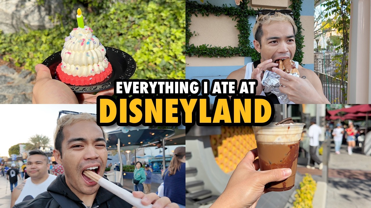 Trying NEW Disneyland Foods for the First Time! 🍔🏰 | Disneyland Food Vlog