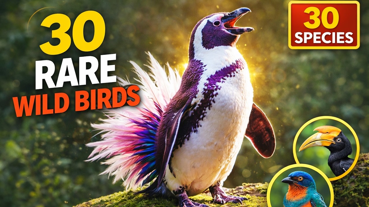 ☘️🌿30 Beautiful Wild Birds in 4K | Amazing Bird Species of the Forest || #wildbirds #beautifulbirds