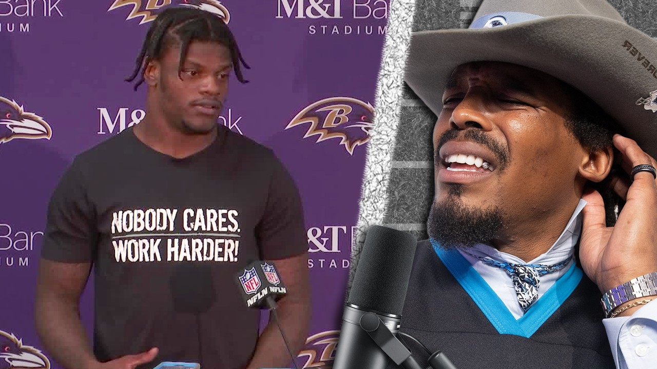 Why is Lamar Jackson's mama cussing him out post-game?