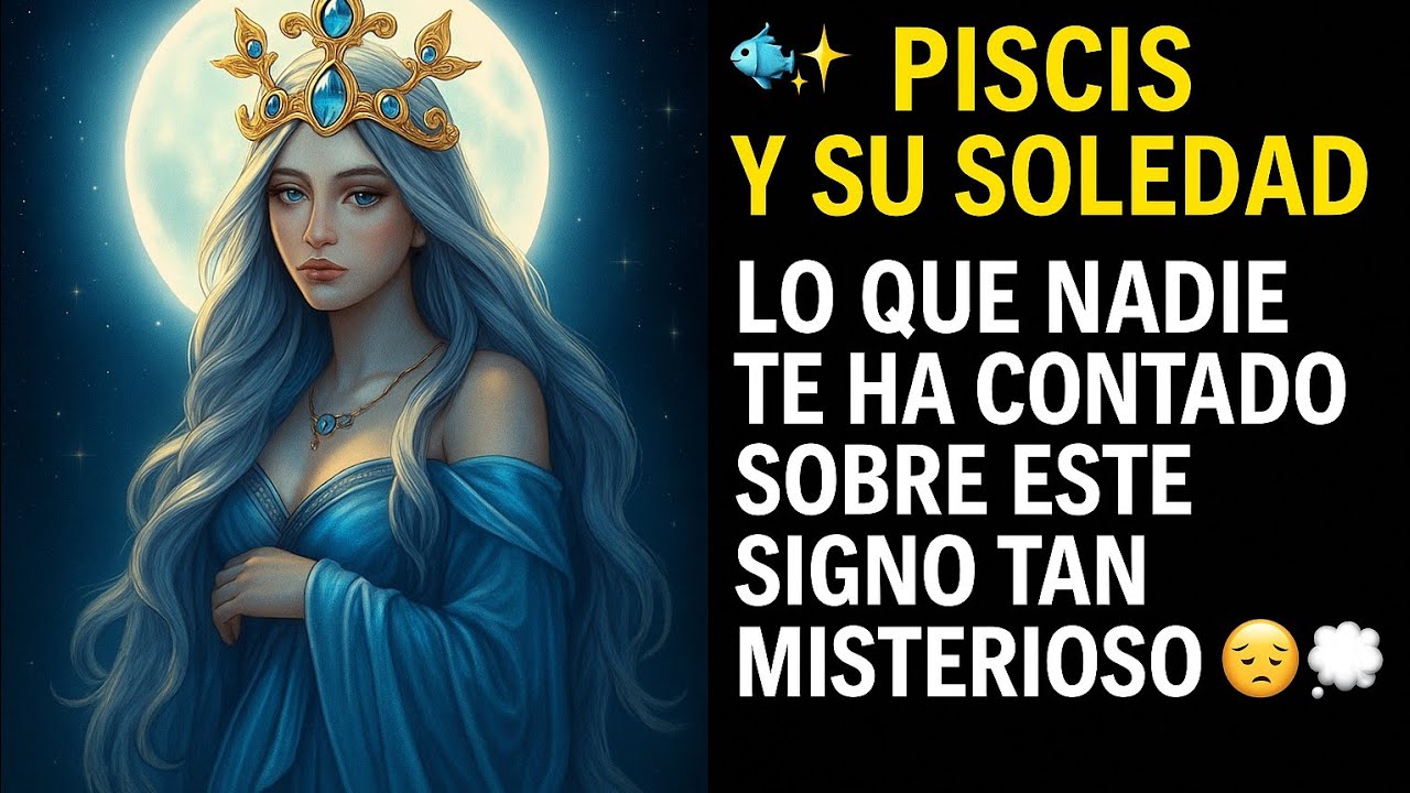 💫🐟✨ Piscis y su soledad 😔💭 Lo que nadie te ha contado sobre este signo tan misterioso 🌊🔮