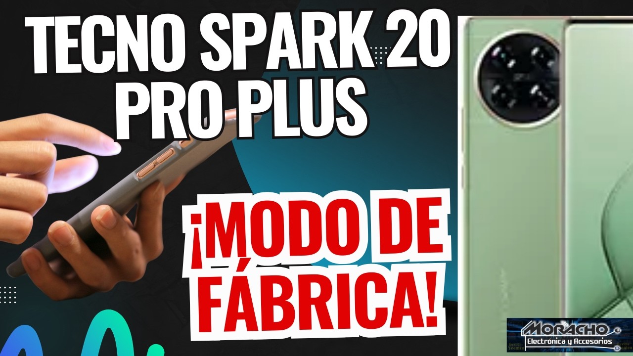 Borrar Toda la Información en Celular TECNO SPARK 20 PRO PLUS /Modo de Fábrica
