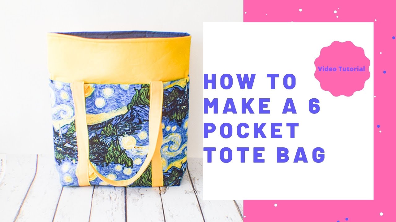 How to Make a 6 Pocket Tote Bag