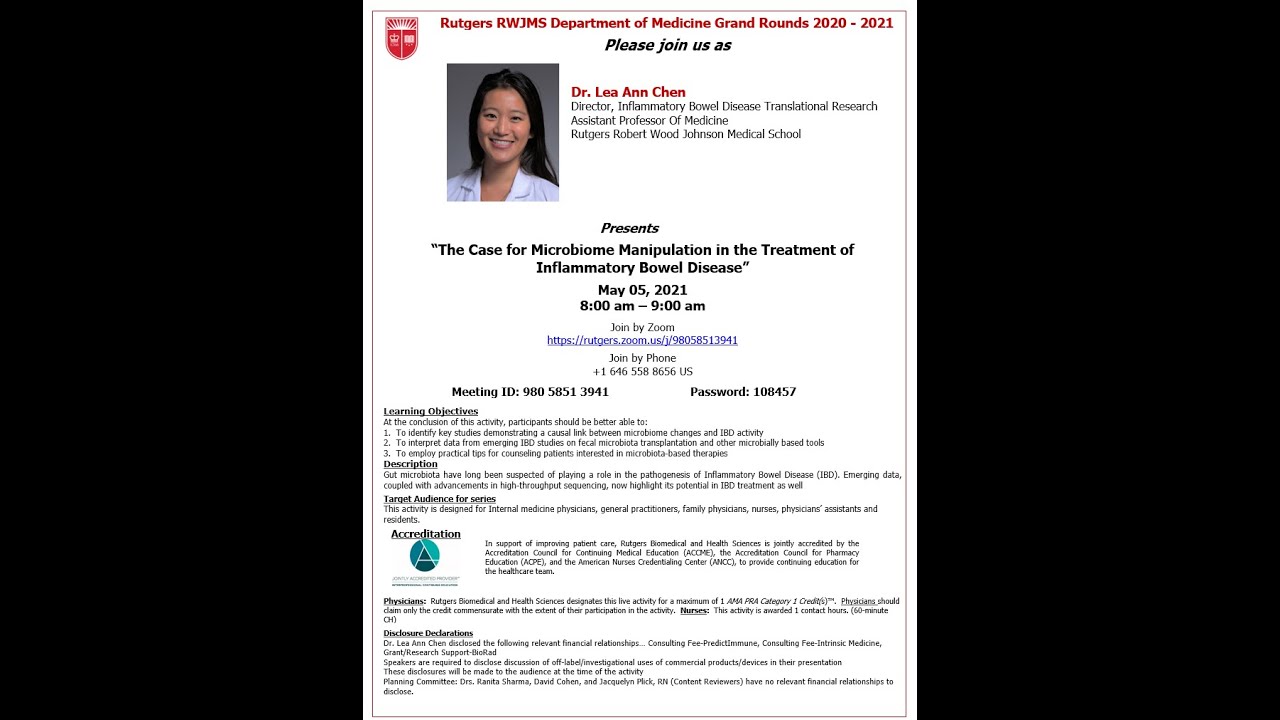 The Case for Microbiome Manipulation in the Treatment of Inflammatory Bowel disease (IBD)