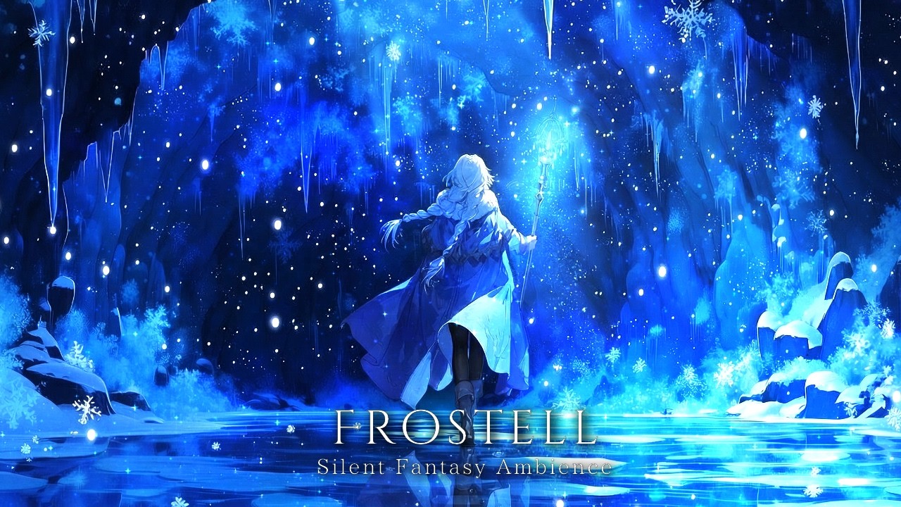 Footsteps in the Silent Ice Labyrinth | Ambient Fantasy for Deep Exploration